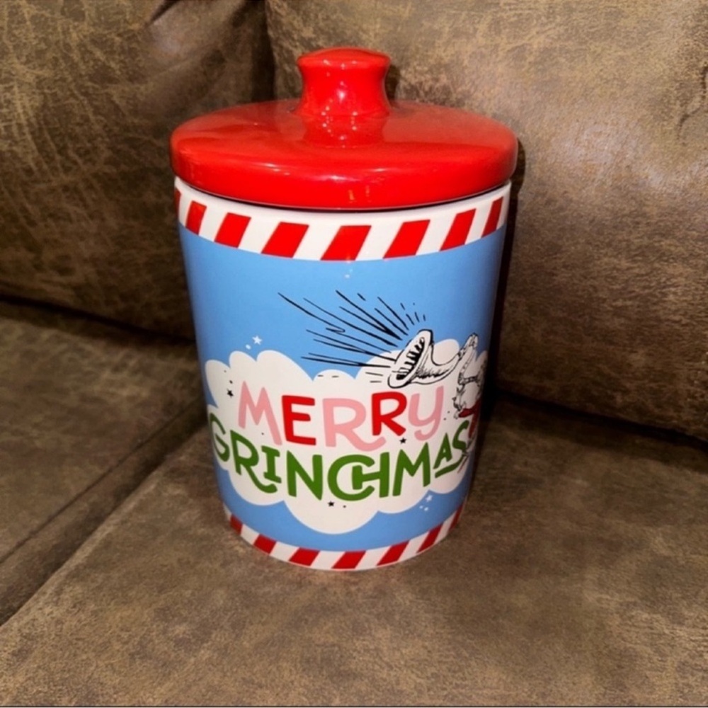 Department 56 Grinch Cookie Jar